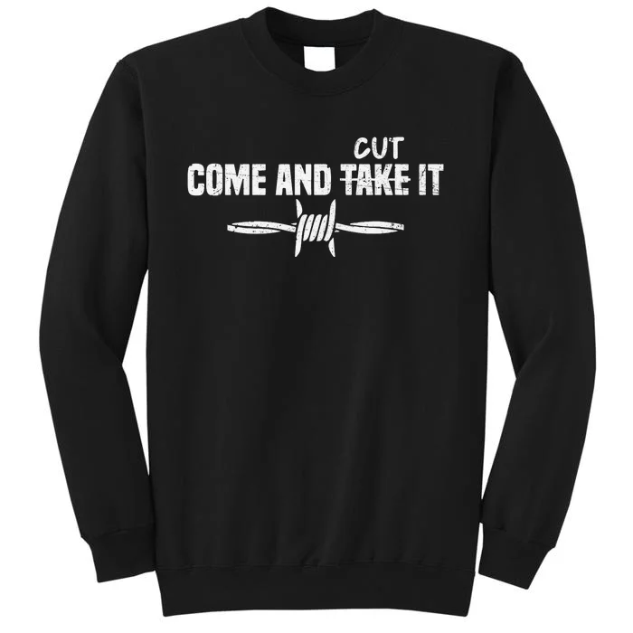 Come And Cut It 2024 I Stand With Texas Tall Sweatshirt