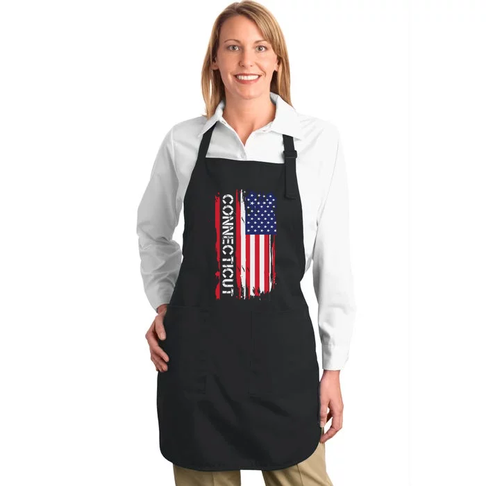 Connecticut America Full-Length Apron With Pocket