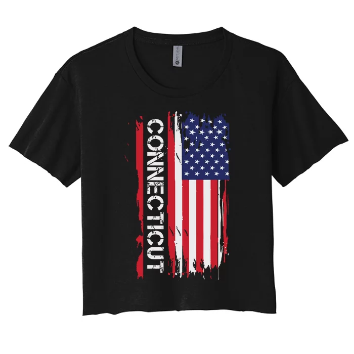 Connecticut America Women's Crop Top Tee