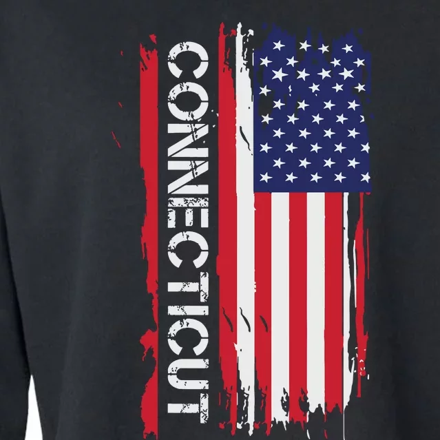 Connecticut America Cropped Pullover Crew