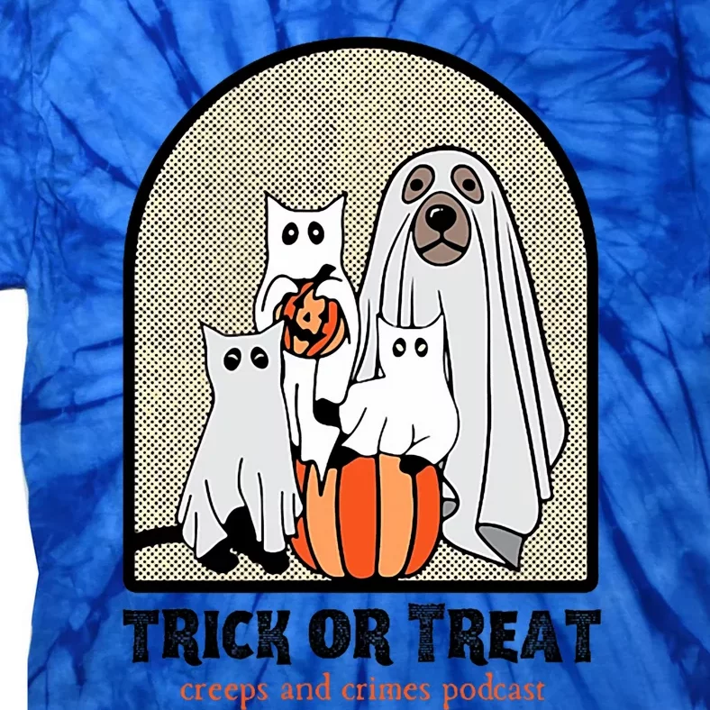 Creeps And Crimes Trick Or Treat Tie-Dye T-Shirt