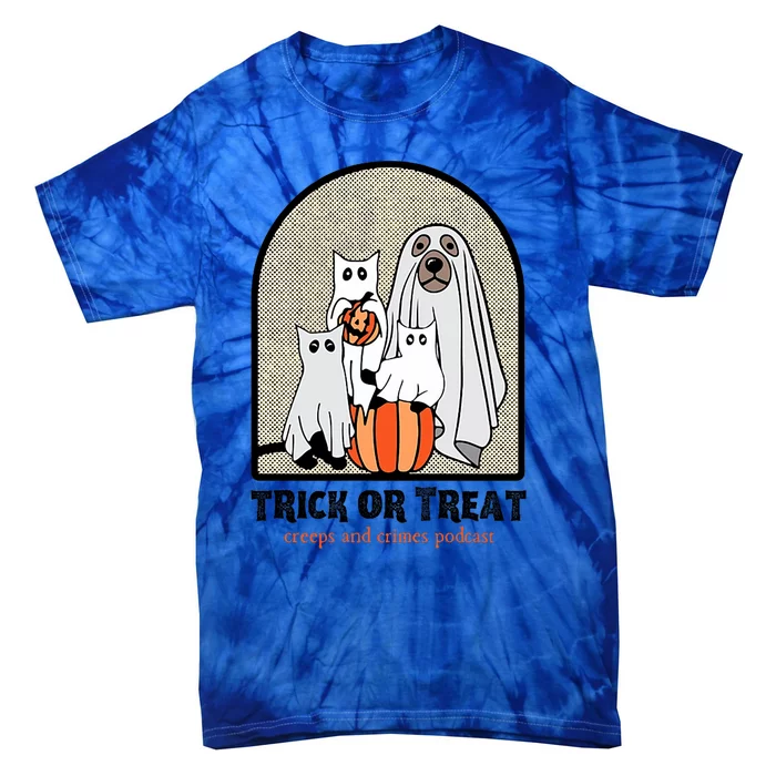 Creeps And Crimes Trick Or Treat Tie-Dye T-Shirt