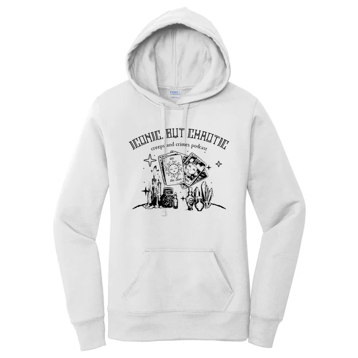 Creeps And Crimes Iconic Women's Pullover Hoodie