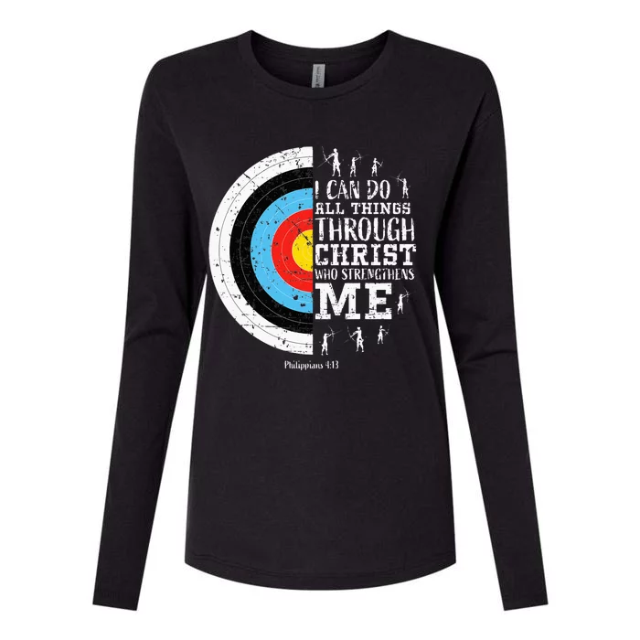 Cute Archery Womens Cotton Relaxed Long Sleeve T-Shirt