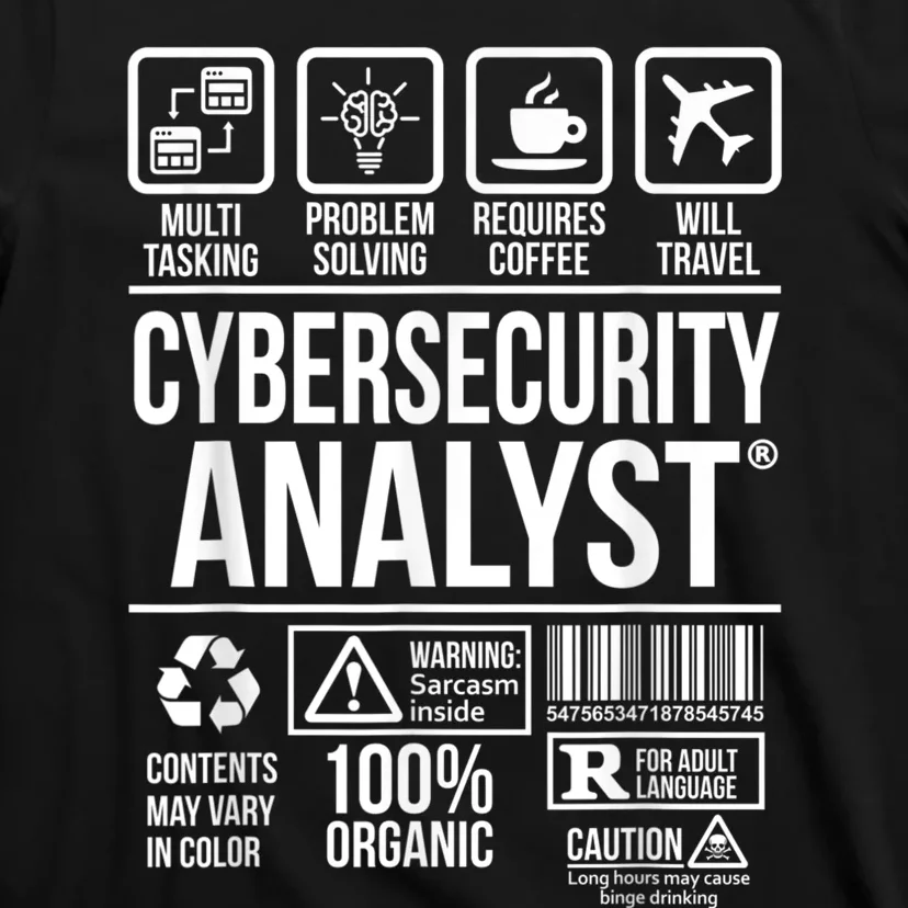 Cybersecurity Analyst T-Shirt