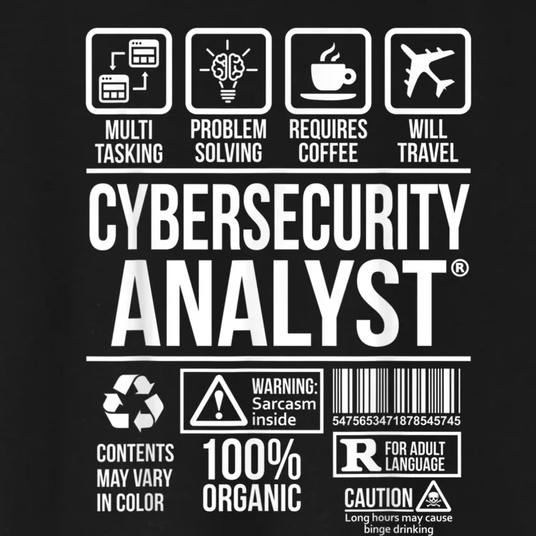 Cybersecurity Analyst Women's Crop Top Tee