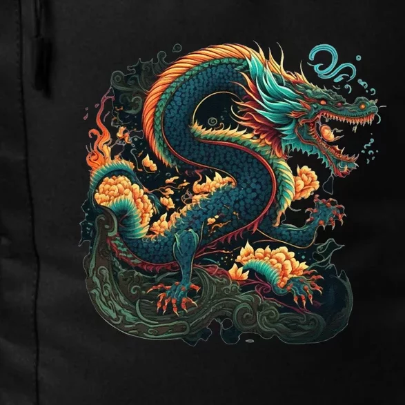 Chinese Asian Culture Dragon Japanese Daily Commute Backpack