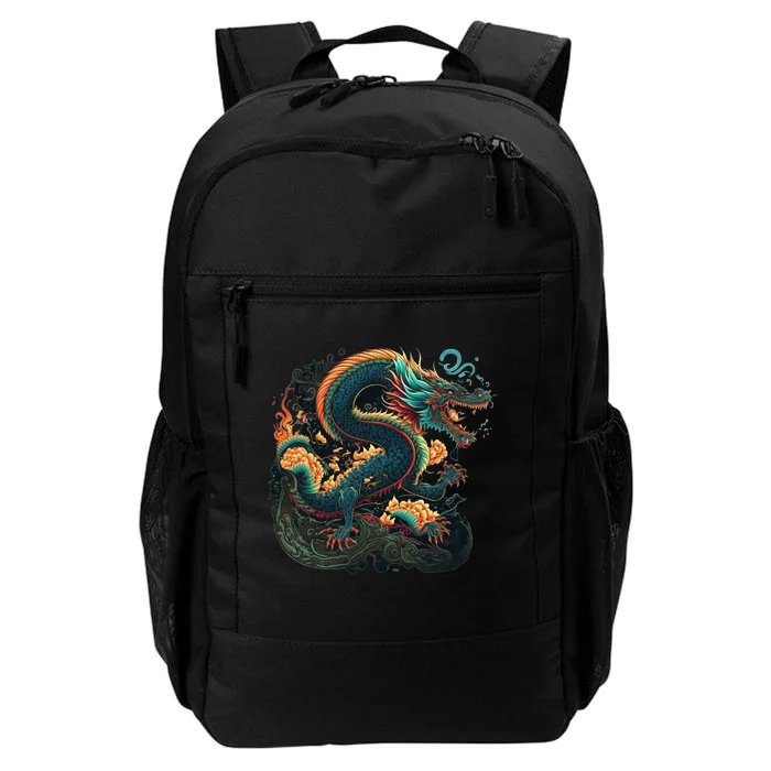 Chinese Asian Culture Dragon Japanese Daily Commute Backpack