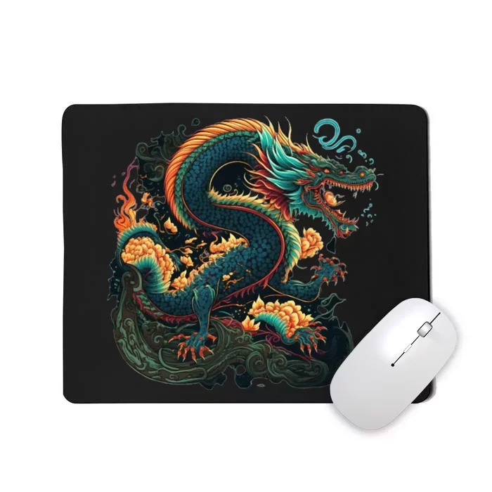 Chinese Asian Culture Dragon Japanese Mousepad