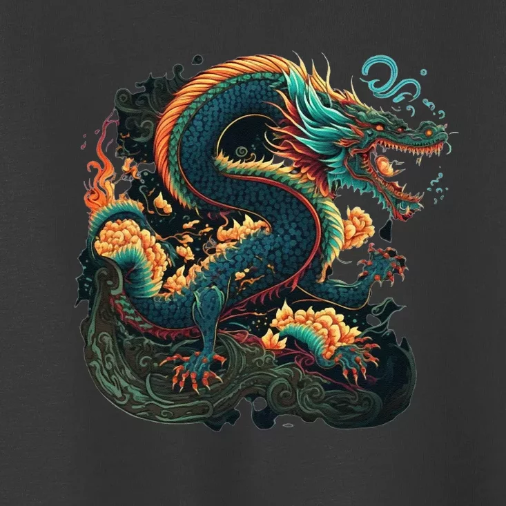 Chinese Asian Culture Dragon Japanese Toddler T-Shirt