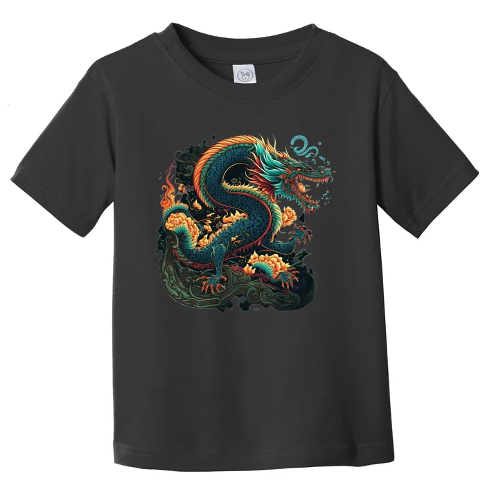 Chinese Asian Culture Dragon Japanese Toddler T-Shirt