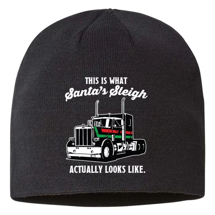 Christmas Asphalt Cowboy Trucker Truck Driver Gifts 8 1/2in Sustainable Knit Beanie