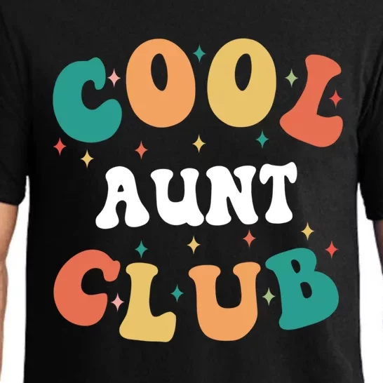 Cool Aunt Club Funny Auntie Humor Aunty Family Gift Pajama Set