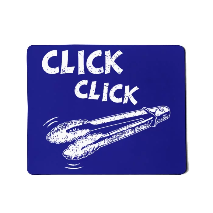 Click A Click Tongs Bbq Barbecue Barbecuing Hanging Mousepad