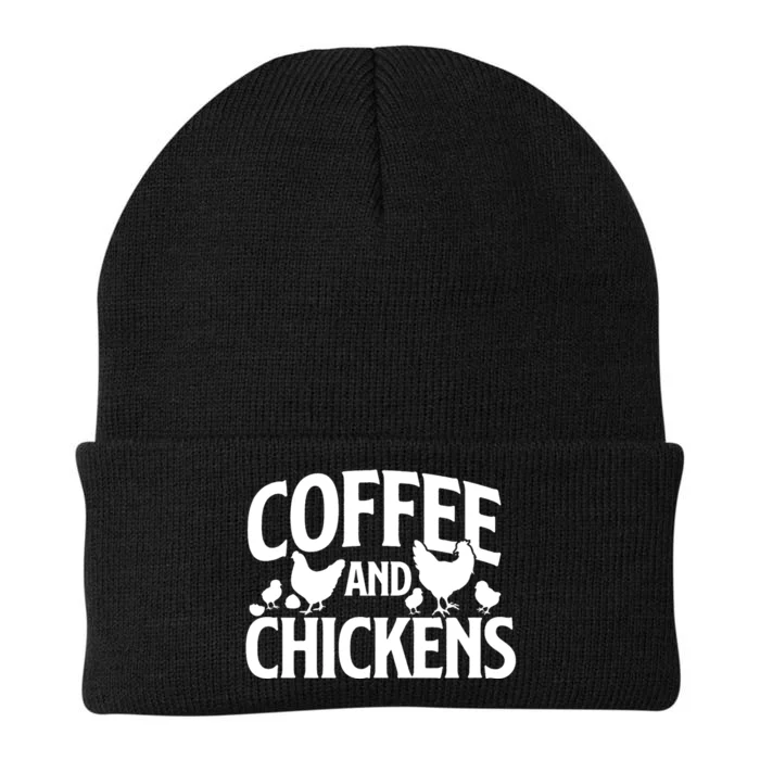 Coffee And Chickens Chicken Lover Poultry Owner Knit Cap Winter Beanie