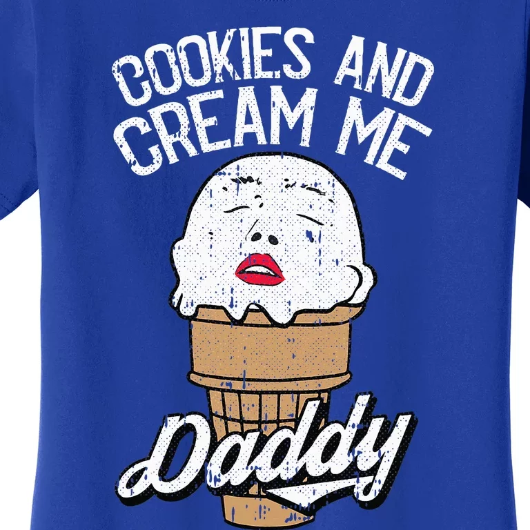 Cookies And Cream Me Daddy Lazy Halloween Costume Humor Women's T-Shirt