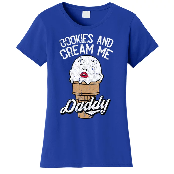 Cookies And Cream Me Daddy Lazy Halloween Costume Humor Women's T-Shirt