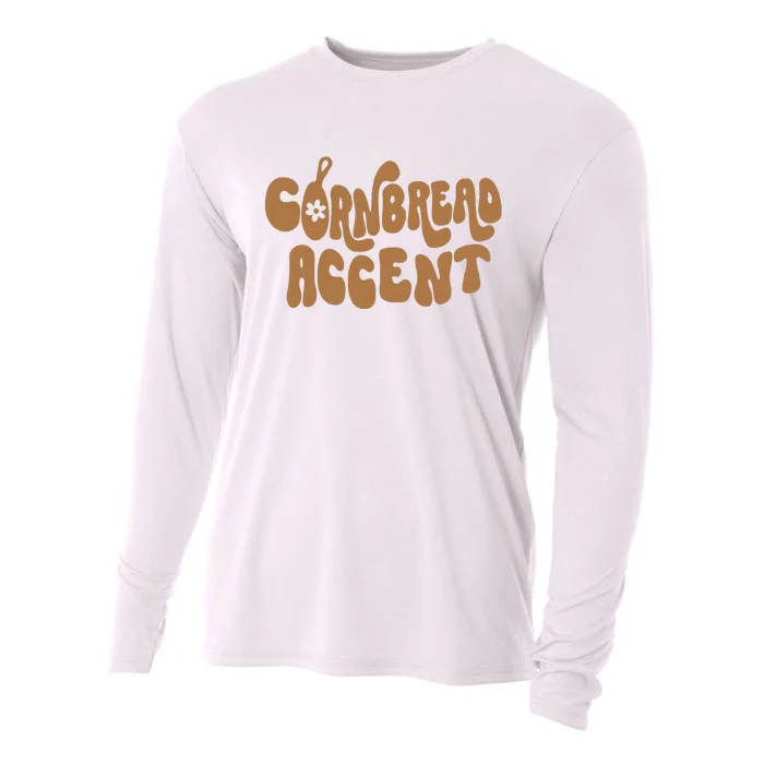 Cornbread Accent Cooling Performance Long Sleeve Crew