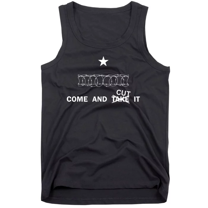 Come And Cut It Border Razor Wire Cutting Us Border Crossing Tank Top