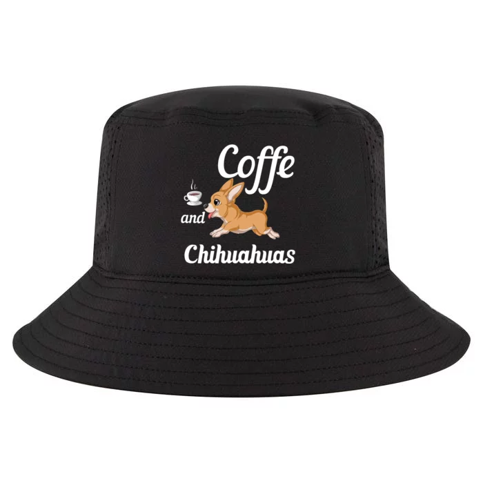 Coffee And Chihuahuas Cool Comfort Performance Bucket Hat