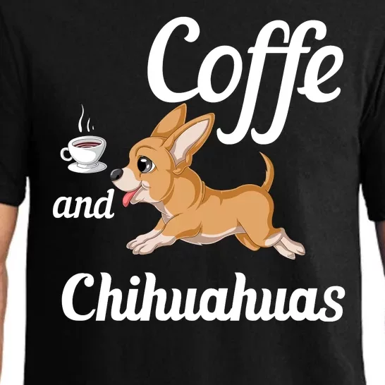 Coffee And Chihuahuas Pajama Set