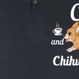 Coffee And Chihuahuas Softstyle Adult Sport Polo