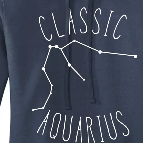 Classic Aquarius Constellation / Aquarius Astrology Quote Gift Women's Pullover Hoodie