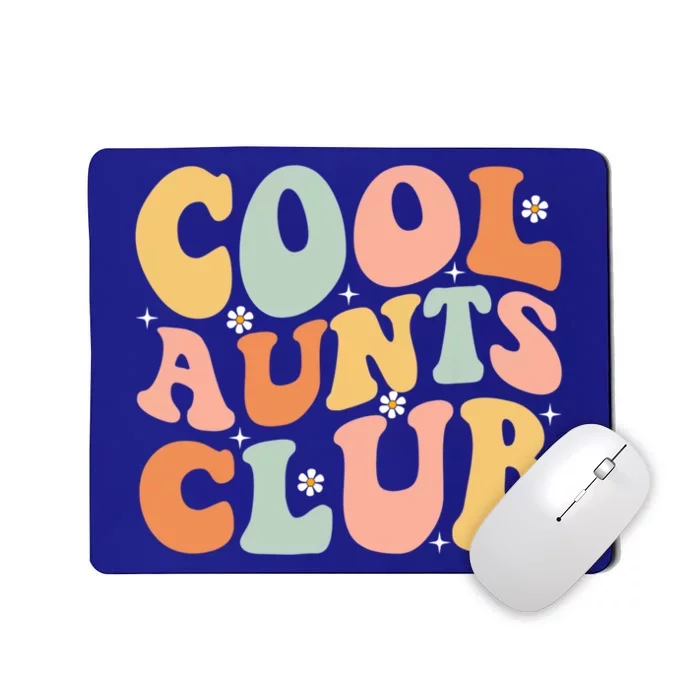 Cool Aunt Club Mothers Day For Auntie Funny Family Matching Great Gift Mousepad