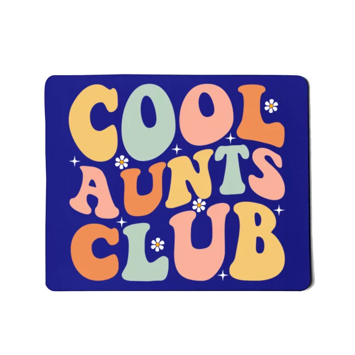 Cool Aunt Club Mothers Day For Auntie Funny Family Matching Great Gift Mousepad