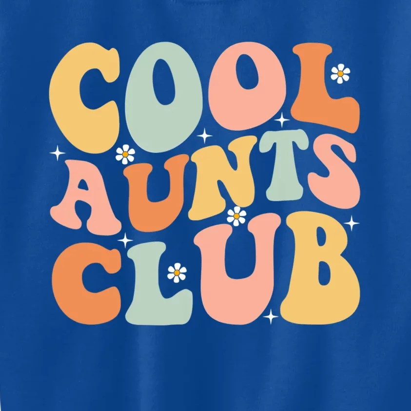 Cool Aunt Club Mothers Day For Auntie Funny Family Matching Great Gift Kids Sweatshirt