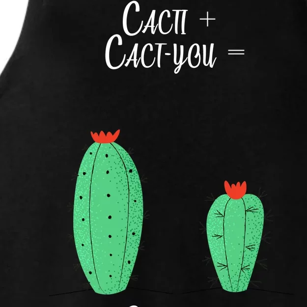 Cacti Cact-You Equals Cactus Ladies Tri-Blend Wicking Tank