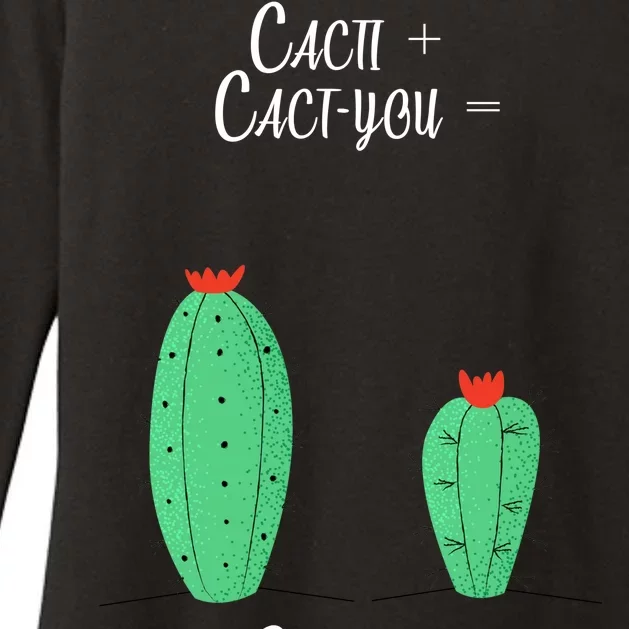 Cacti Cact-You Equals Cactus Womens CVC Long Sleeve Shirt