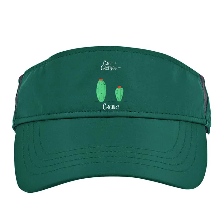 Cacti Cact-You Equals Cactus Adult Drive Performance Visor