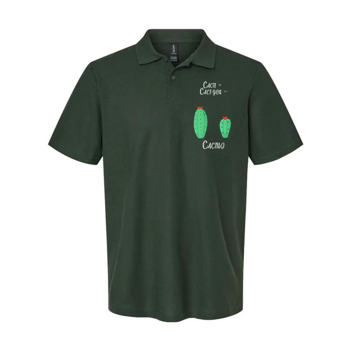 Cacti Cact-You Equals Cactus Softstyle Adult Sport Polo