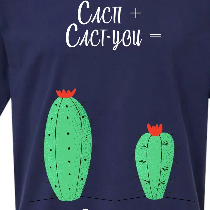 Cacti Cact-You Equals Cactus Sueded Cloud Jersey T-Shirt