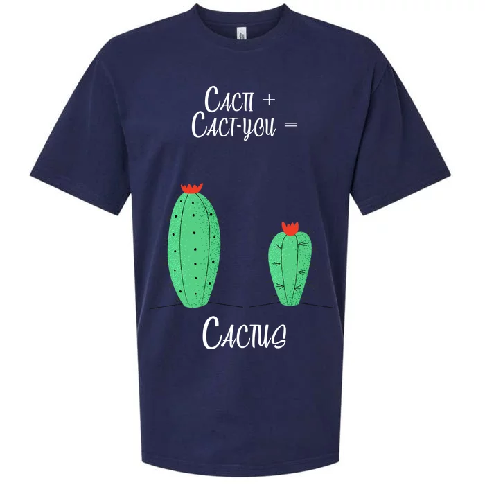 Cacti Cact-You Equals Cactus Sueded Cloud Jersey T-Shirt