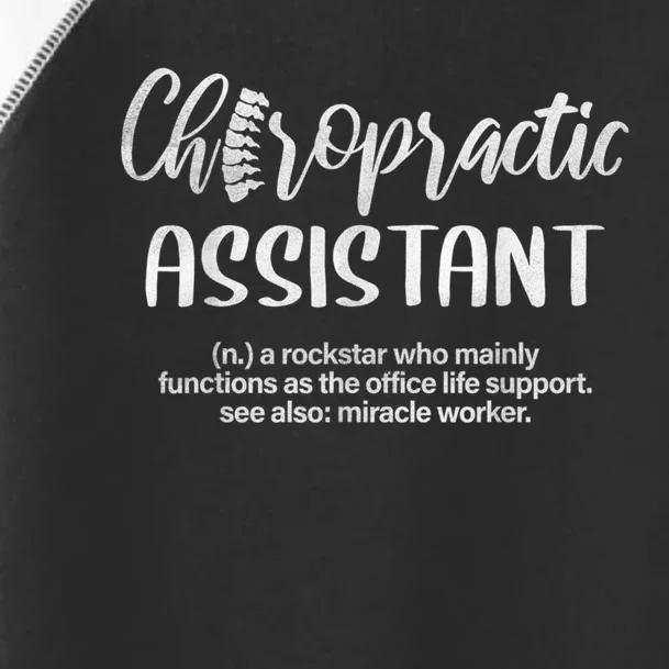 Chiropractic Assistant Definition Toddler Fine Jersey T-Shirt