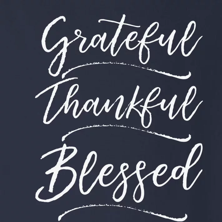 Christian Art Design Jesus Gift Grateful Thankful Blessed Toddler Long Sleeve Shirt