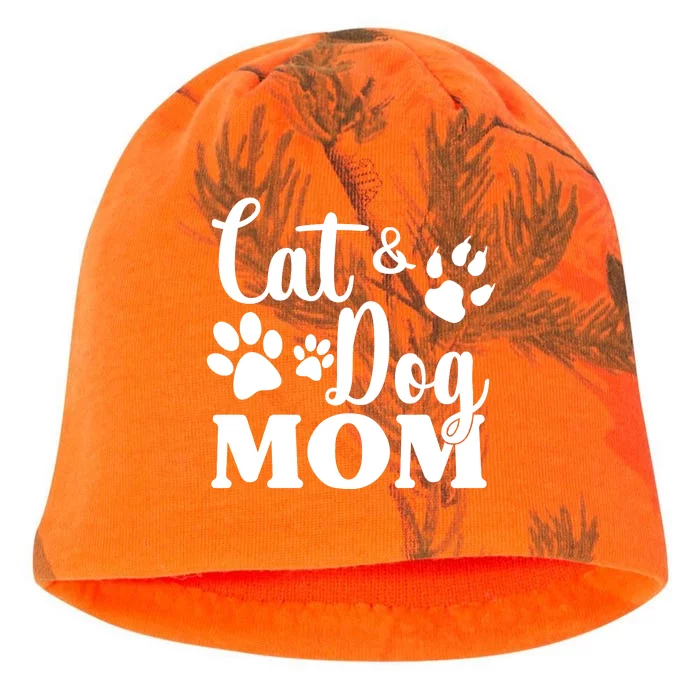 Cat And Dog Mom Animal Lover Kati - Camo Knit Beanie