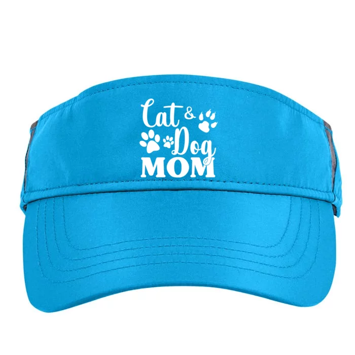 Cat And Dog Mom Animal Lover Adult Drive Performance Visor