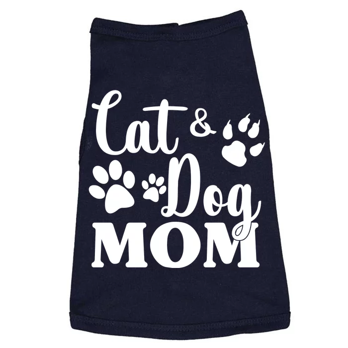 Cat And Dog Mom Animal Lover Doggie Tank