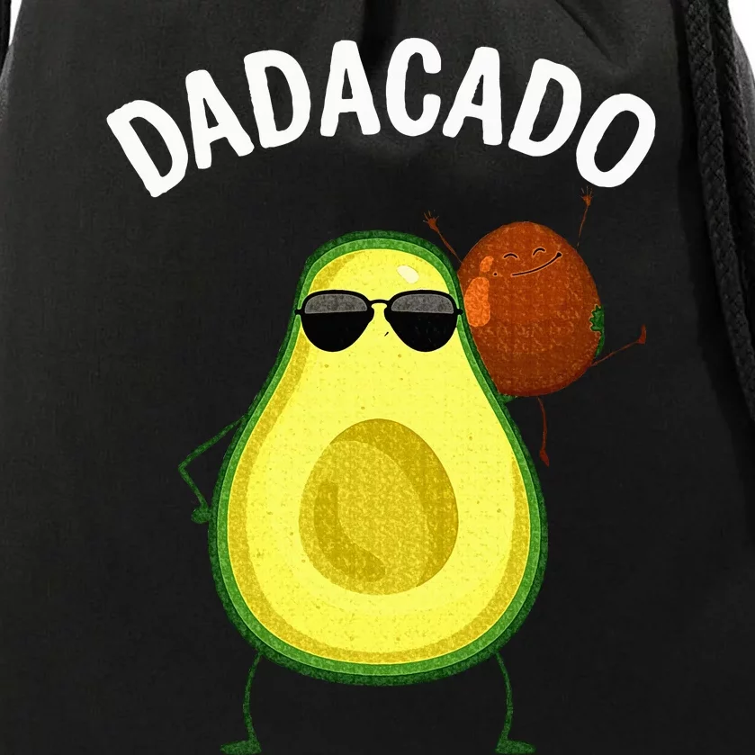 Cute Avocado Design For Dad  Fruit Avocado Pear Lovers Drawstring Bag