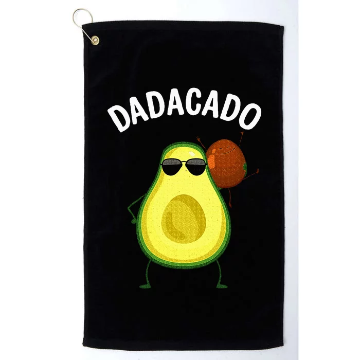 Cute Avocado Design For Dad  Fruit Avocado Pear Lovers Platinum Collection Golf Towel