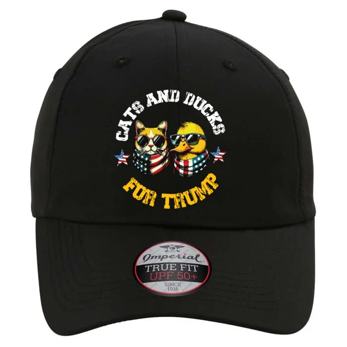 Cats And Ducks For Trump President 2024 Trump Vance 2024 The Original Performance Cap