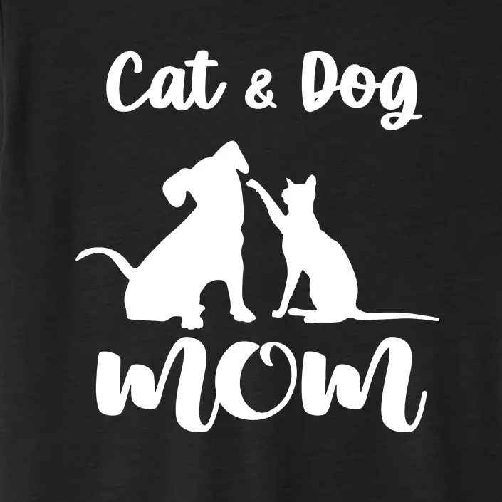 Cat And Dog Mom Shirt Pets Animals Lover Puppy For Women ChromaSoft Performance T-Shirt