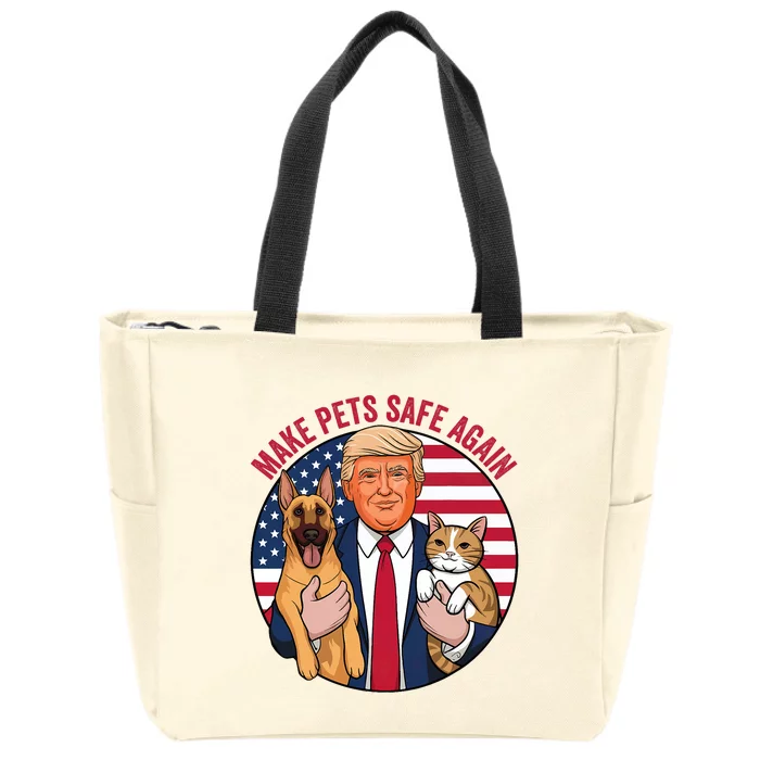 Cats And Dogs 2024 Goose Ohio Debate Make Pets Safe Again Zip Tote Bag