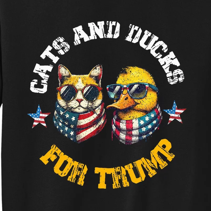 Cats And Ducks For Trump President 2024 Sweatshirt