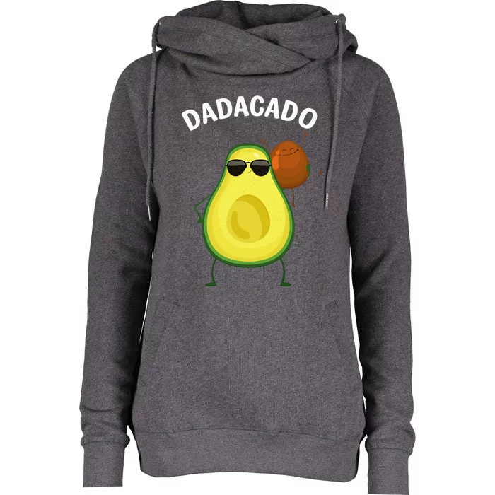 Cute Avocado Design For Dad Fruit Avocado Pear Lovers Womens Funnel Neck Pullover Hood