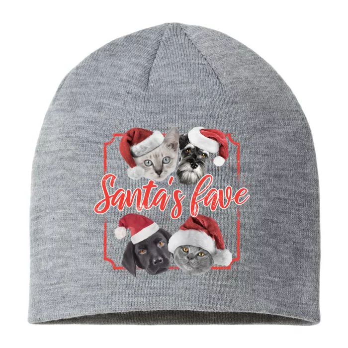 Cats And Dogs Santa's Love 8 1/2in Sustainable Knit Beanie