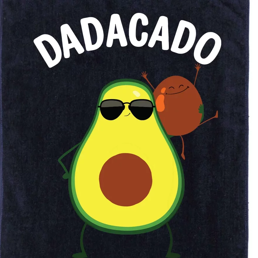 Cute Avocado Design For Dad Fruit Avocado Pear Lovers Platinum Collection Golf Towel